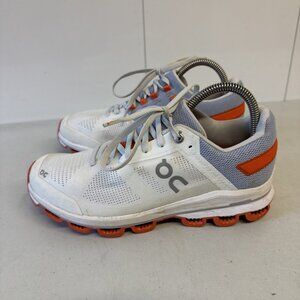 On Cloudsurfer Shoes Womens Size 9 Orange White 3MD10421204 Athletic Sneakers